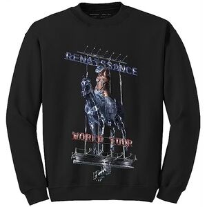 NWOT  Beyoncé Renaissance World Tour 2023 Merch Pullover Sweater Black - size M